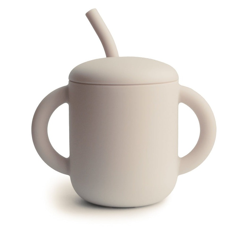 Mushie Training Cup + Straw