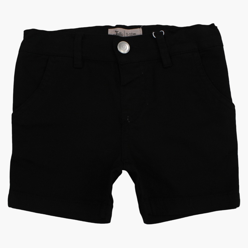 Baby Boys Gabardine Shorts  Black