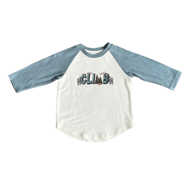 Babysprouts Long Sleeve Baseball Tee – Climb