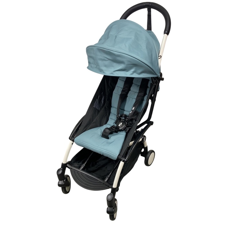 Babyzen YOYO2 Complete Stroller, 2023, White with Aqua