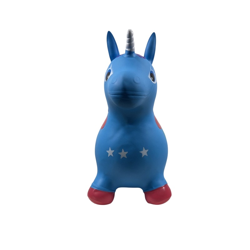Bouncy Animal, Blue Unicorn