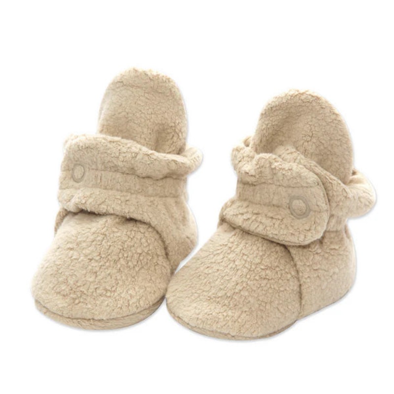 Cozie Fleece Baby Bootie – Khaki