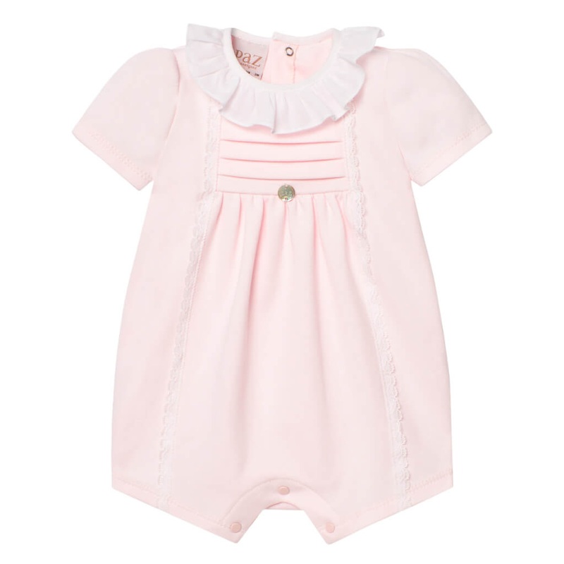 INTERLOCK V25 Romper Chalk Pink/White