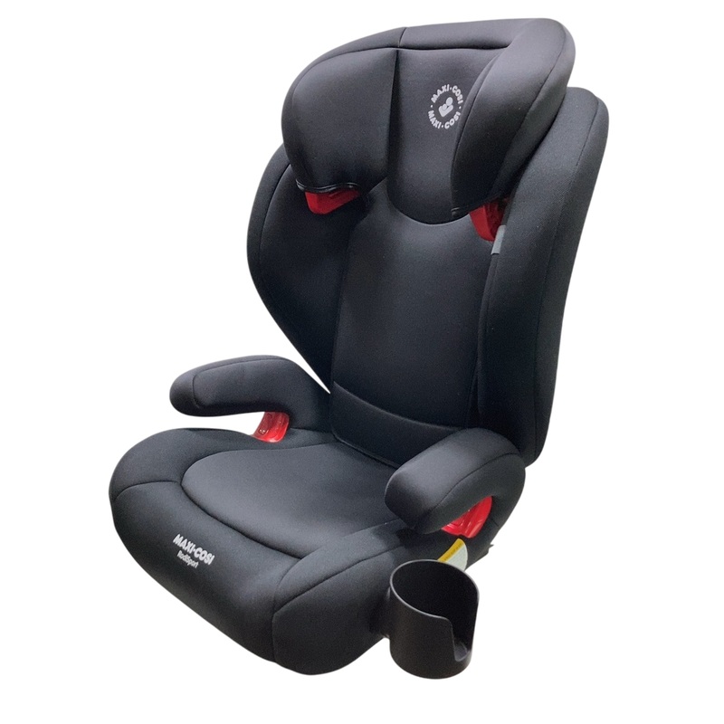 Maxi-Cosi RodiSport Booster Car Seat, Midnight Black, 2024