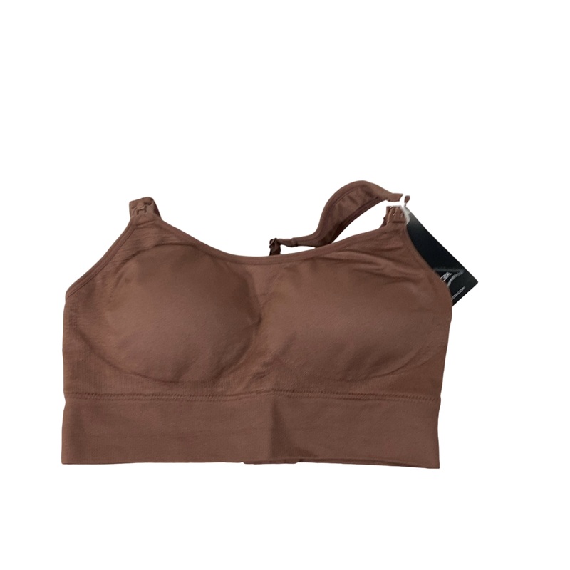 Momcozy All-in-One Super Flexible Pumping Bra, Medium, Chocolate
