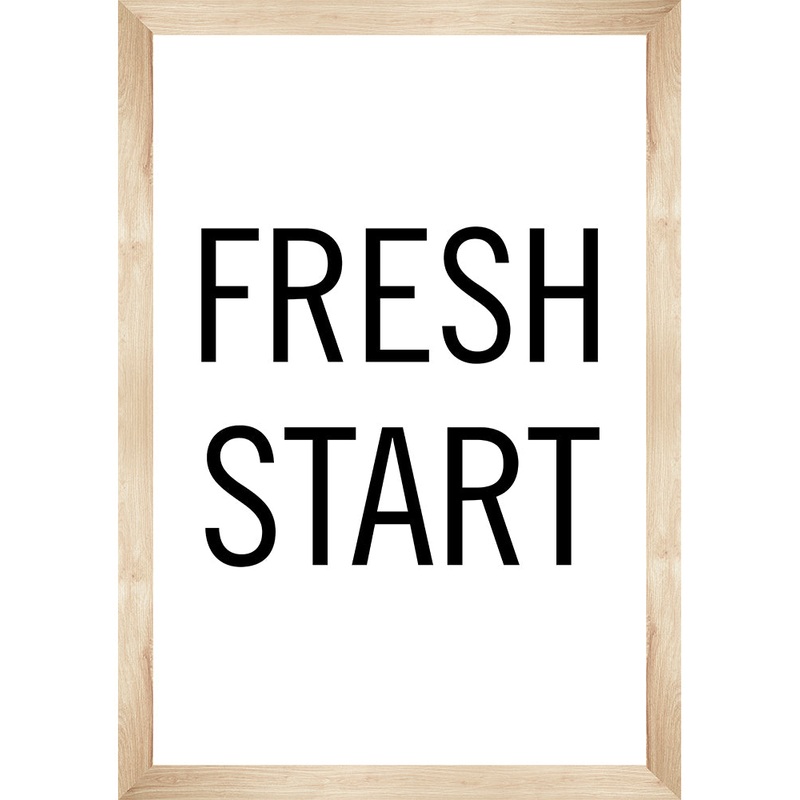 Simply Boho Fresh Start Poster(C)