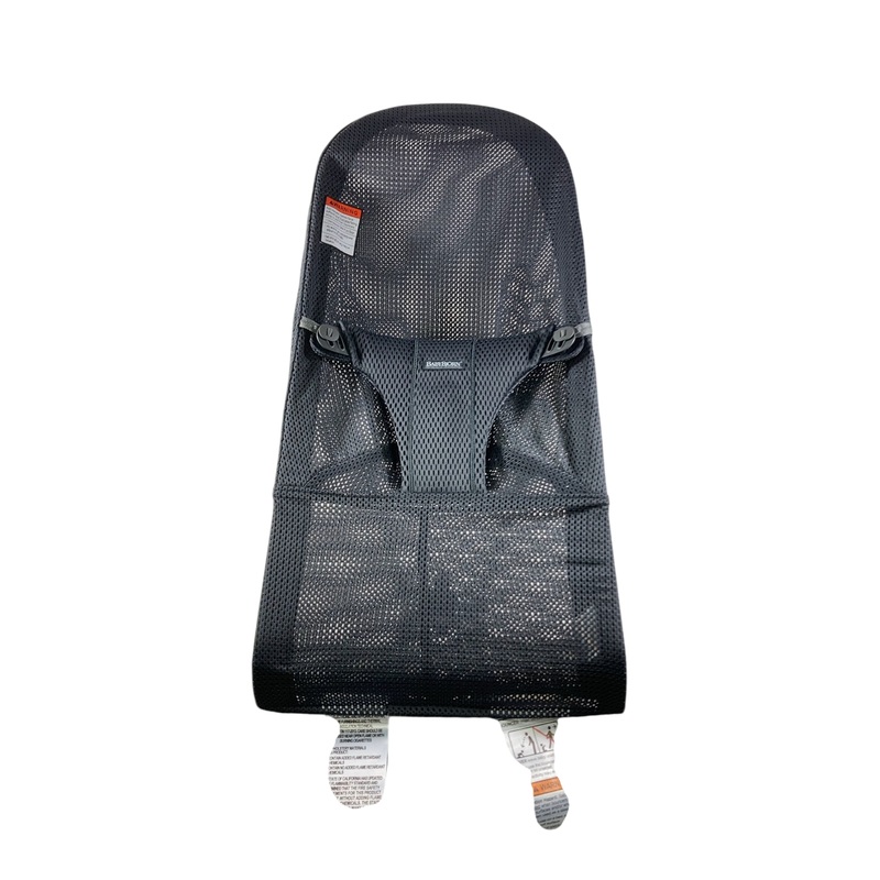BabyBjorn Bouncer Bliss, Anthracite Mesh, Black Frame