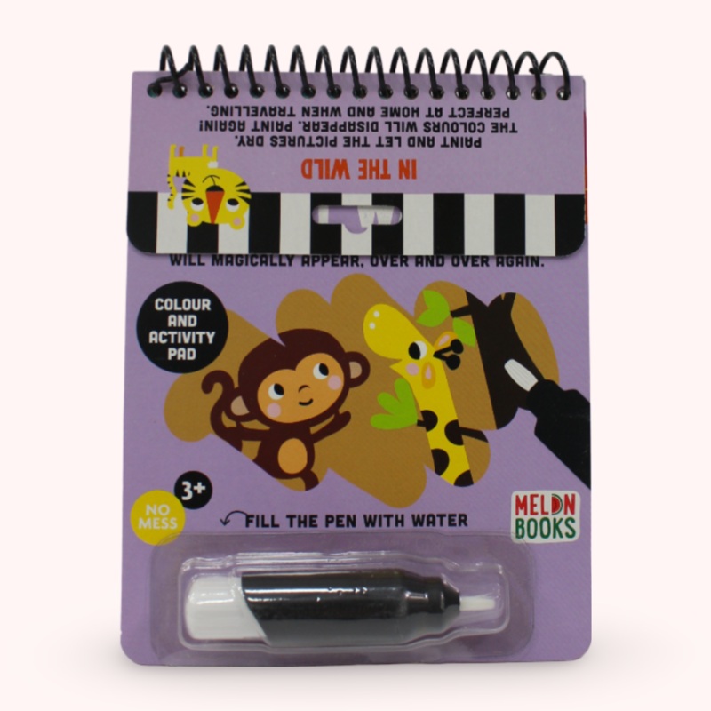 Color With Water  In the Wild Activity Pad