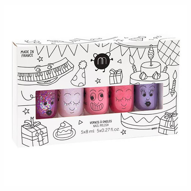 Nailmatic Kids Nail Polishes Set 5 Party