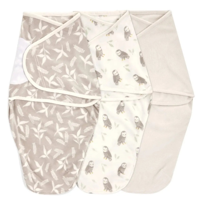 Aden + Anais Wrap Swaddles – Rockland Marsh Minky 3 Pack