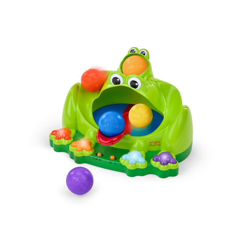 Bright Starts Poppin’ Ball Frog Ball Play Toy