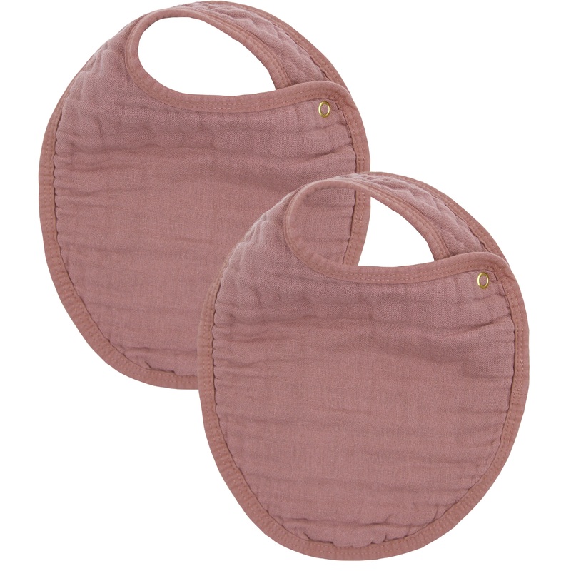 Cloud Muslin Bib 2 Pack – Berry
