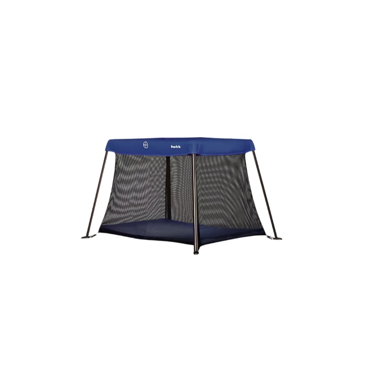 Dream On Me Travel Light Playard, Blue, w/o Mesh Zipper Door