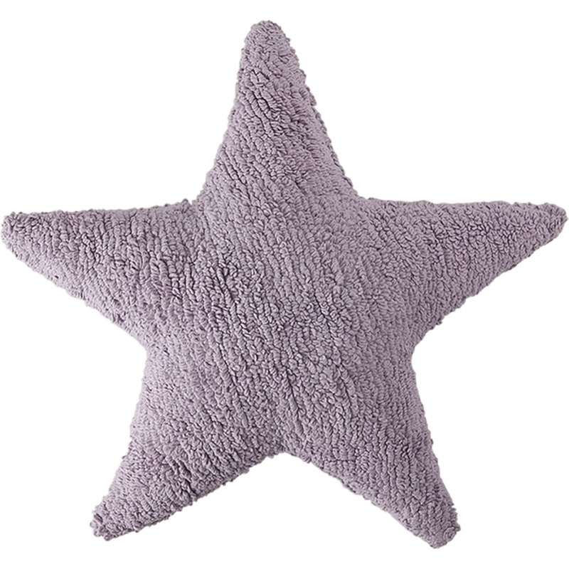 Lorena Canals Star Cushion – Purple (1’9″ x 1’9″)