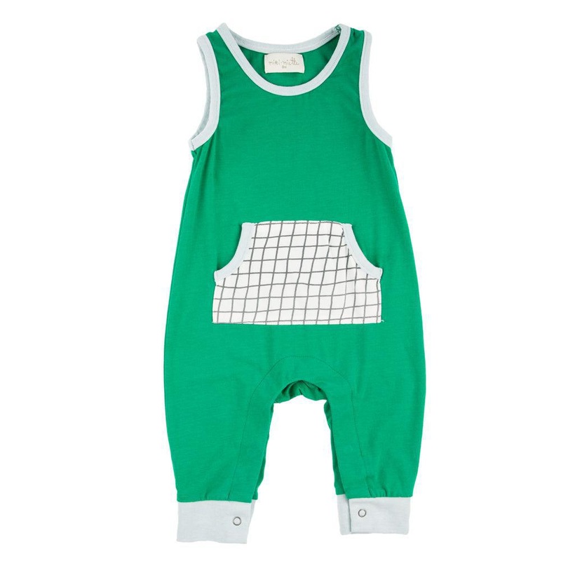 Miki Miette – Tank Top Romper – Spring Green