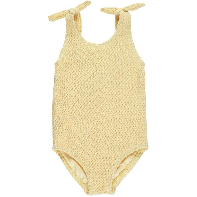 Rylee + Cru Millie One-Piece || Yellow Crochet