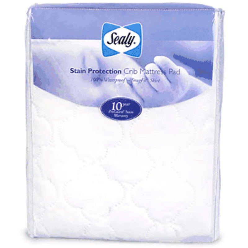 Sealy Stain Protection Crib Mattress Pad