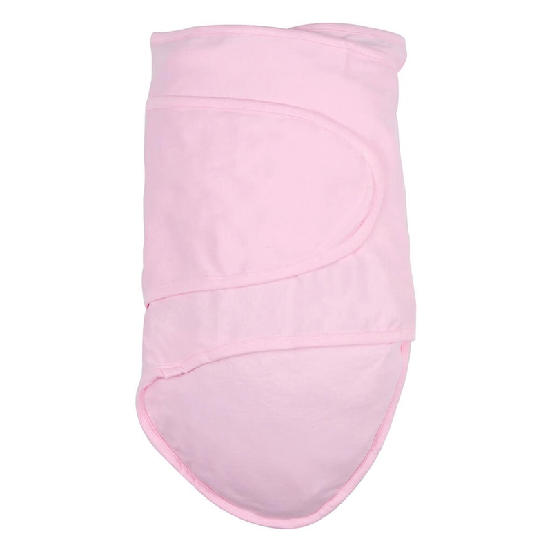 Swaddle Wrap Blanket Solid Pink