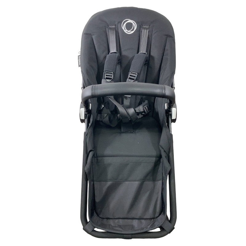 Bugaboo Donkey 5 Duo Extension Set, 2024, Black, Midnight Black, Midnight Black, with Canopy