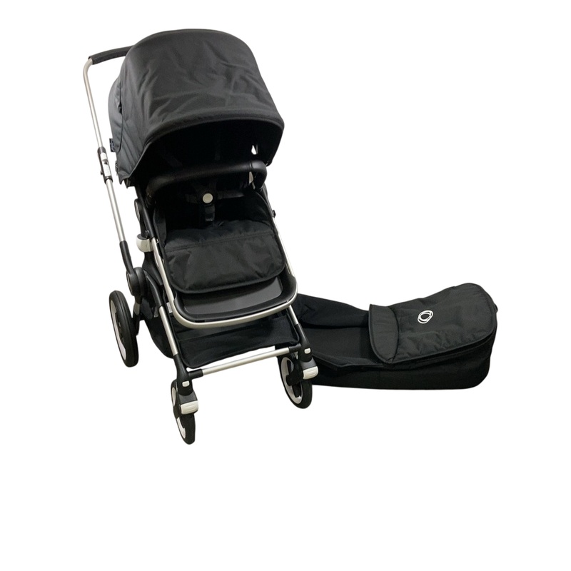 Bugaboo Fox 3 Stroller, 2022, Aluminum, Midnight Black, Midnight Black