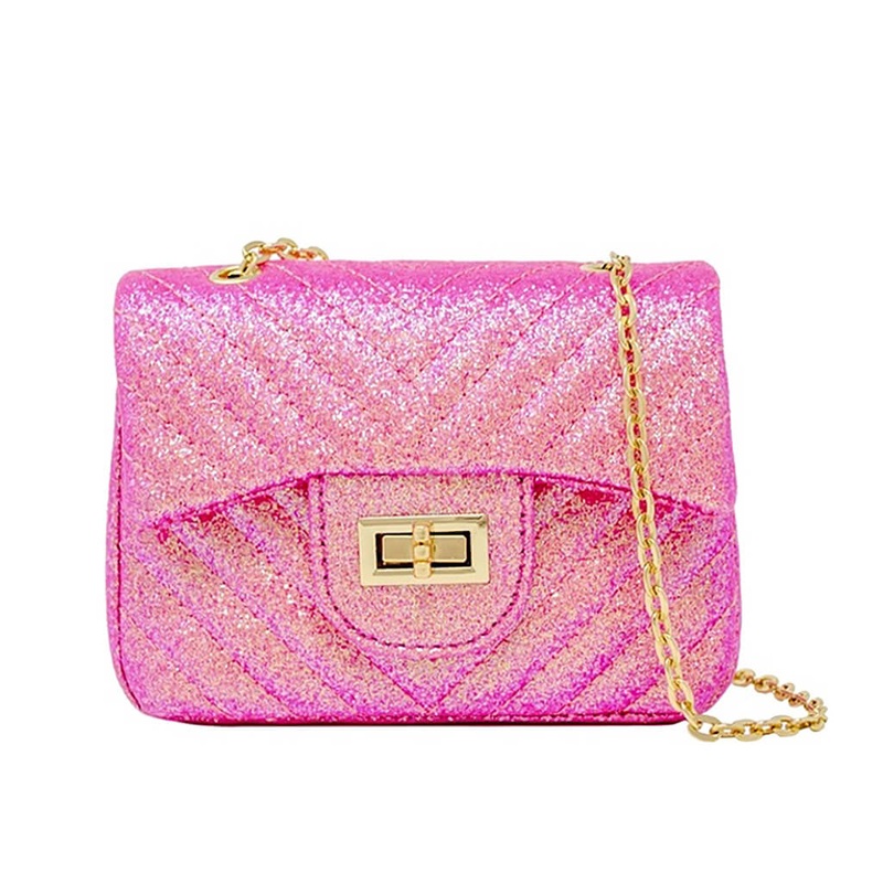 Classic Glitter Wave Handbag