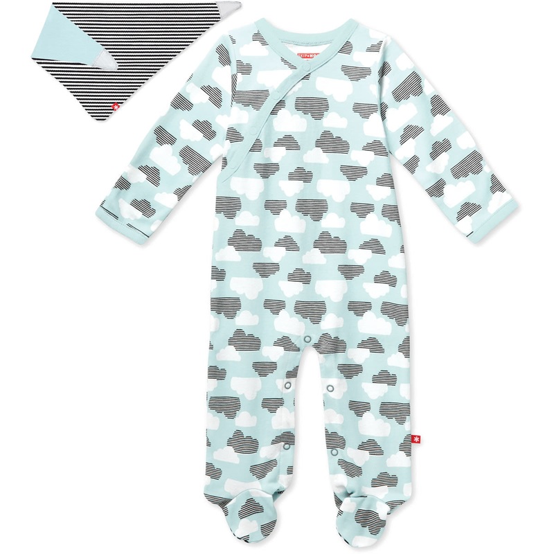 Skip Hop Star-Struck Footie & Bandana Bib – Blue (3 Months)