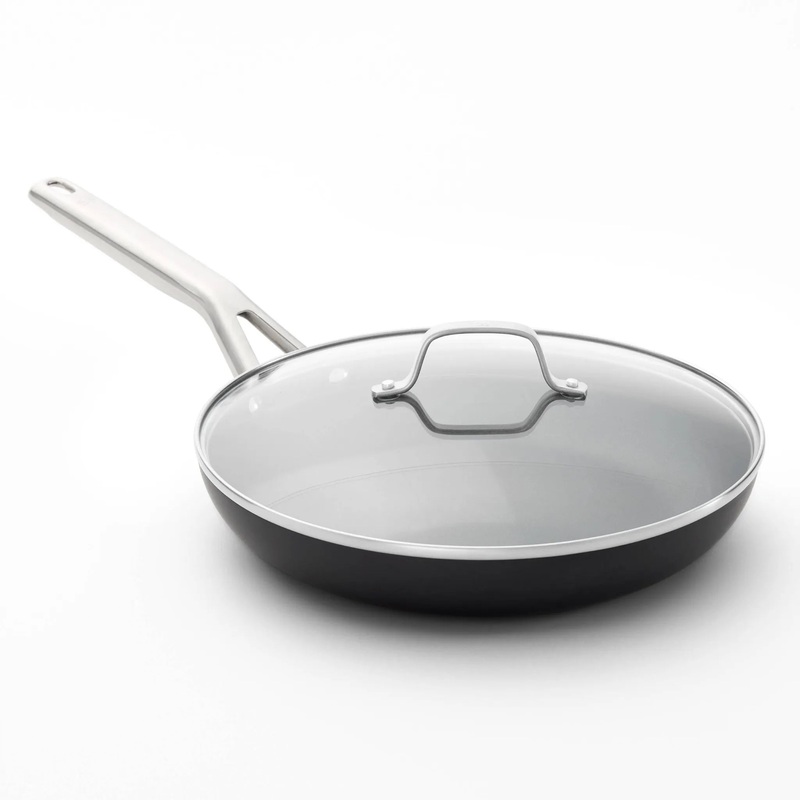 10″ Hard Anodized Nonstick Fry Pan with Lid