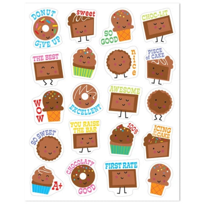 Chocolate Scented Stickers