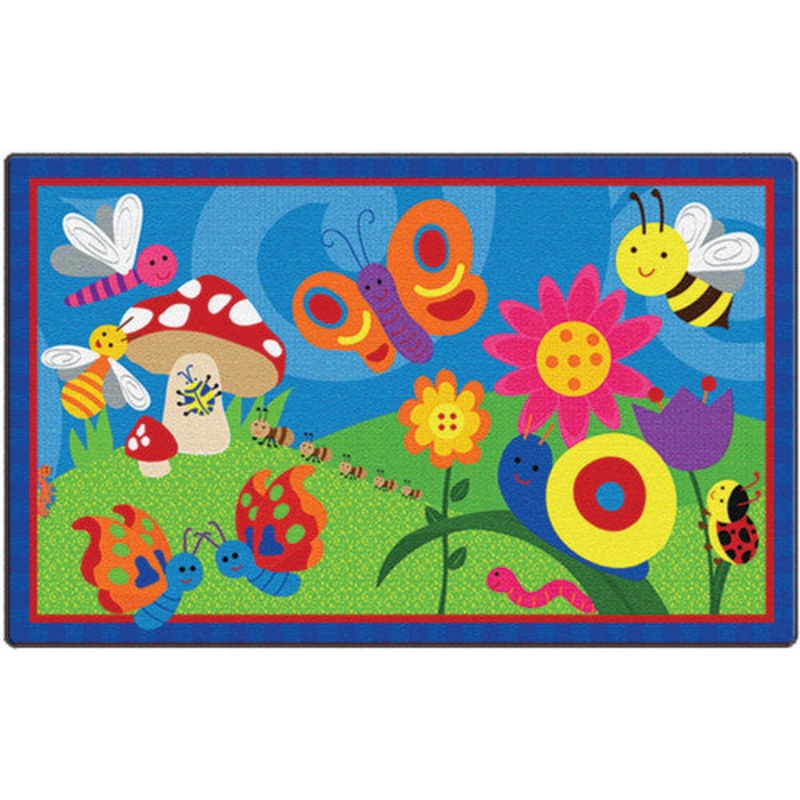 Cutie Bugs Rug, 5′ x 8′