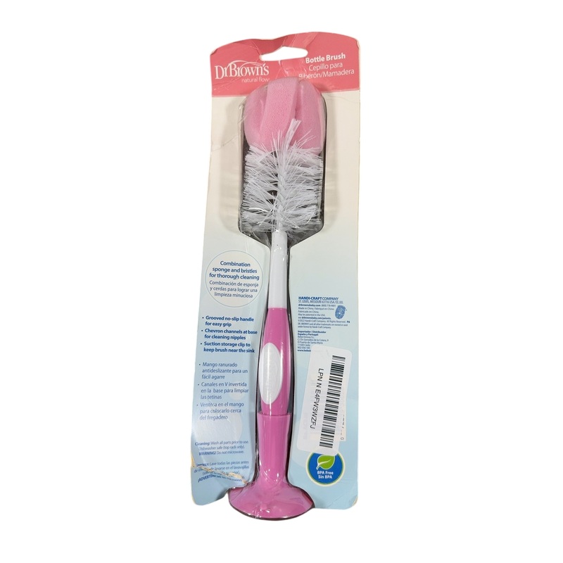 Dr. Brown’s Natural Flow Deluxe Bottle Brush, Pink