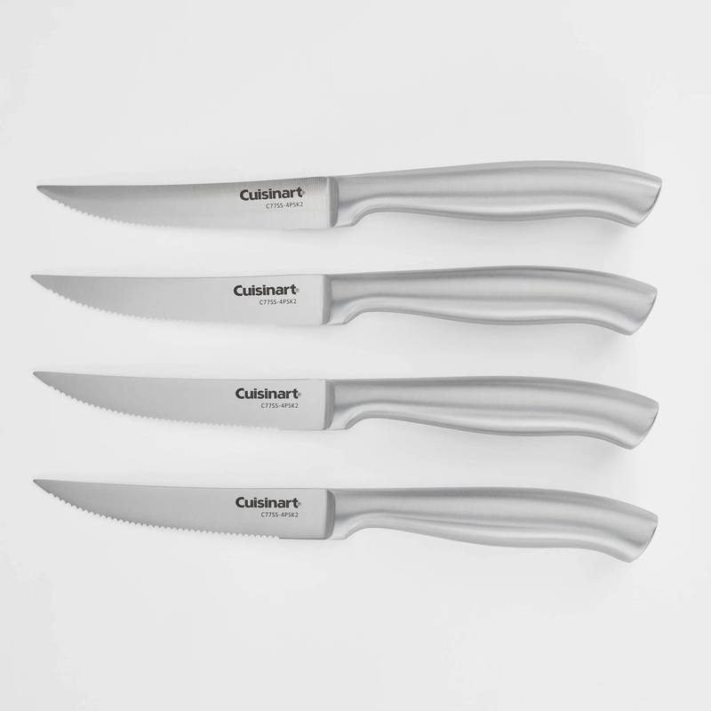4pc Stainless Steel Hollow Handle Steak Knife Set