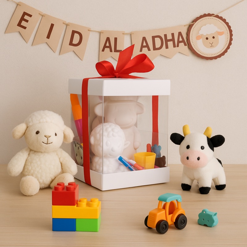 Eid Gypsum Decorations  Kids Craft Set
