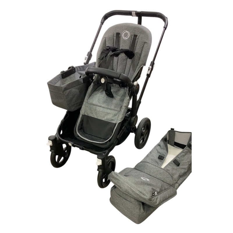 Bugaboo Donkey 5 Mono Stroller, 2024, Black, Black, Midnight Black