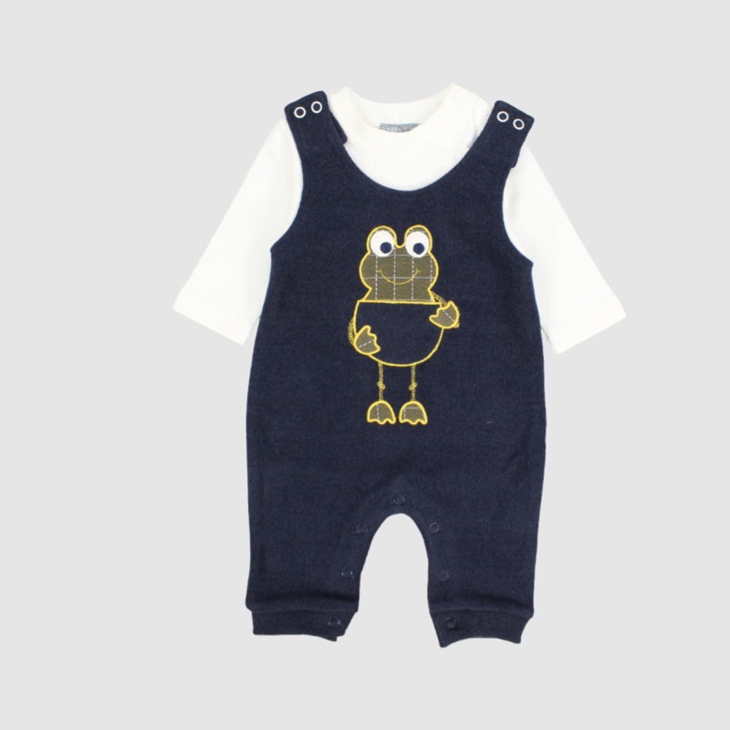 Froggy Long-Sleeved Footless Onesie