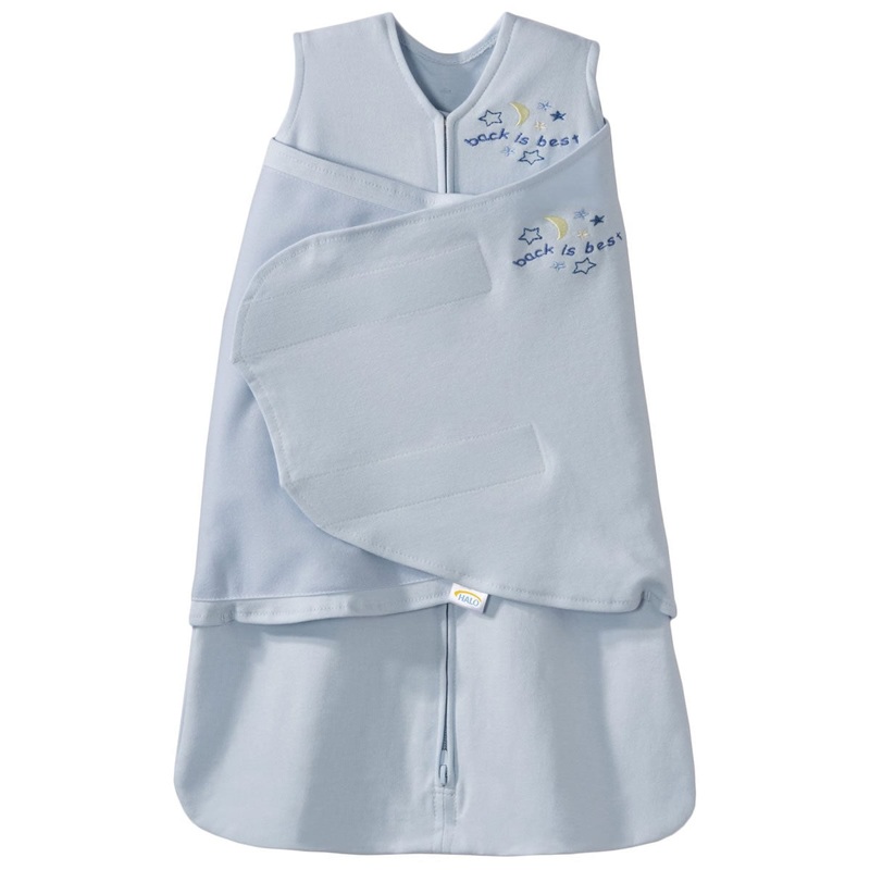 HALO SleepSack Swaddle, Baby Blue, Newborn