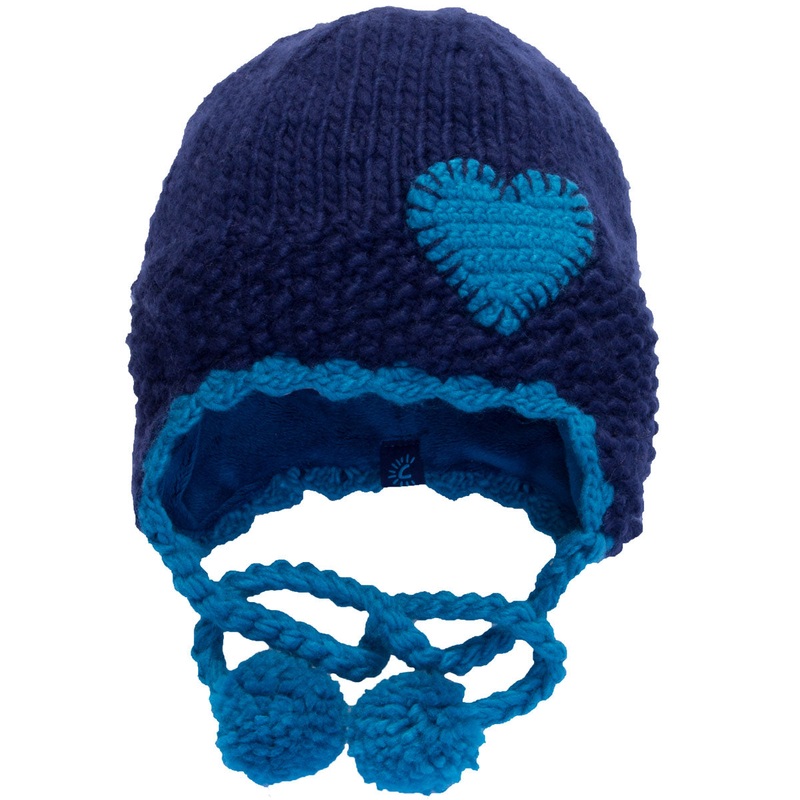 Heart Ski Hat – Navy