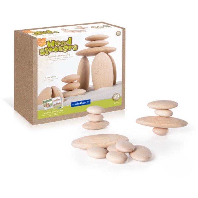 River Stones Wood Stackers