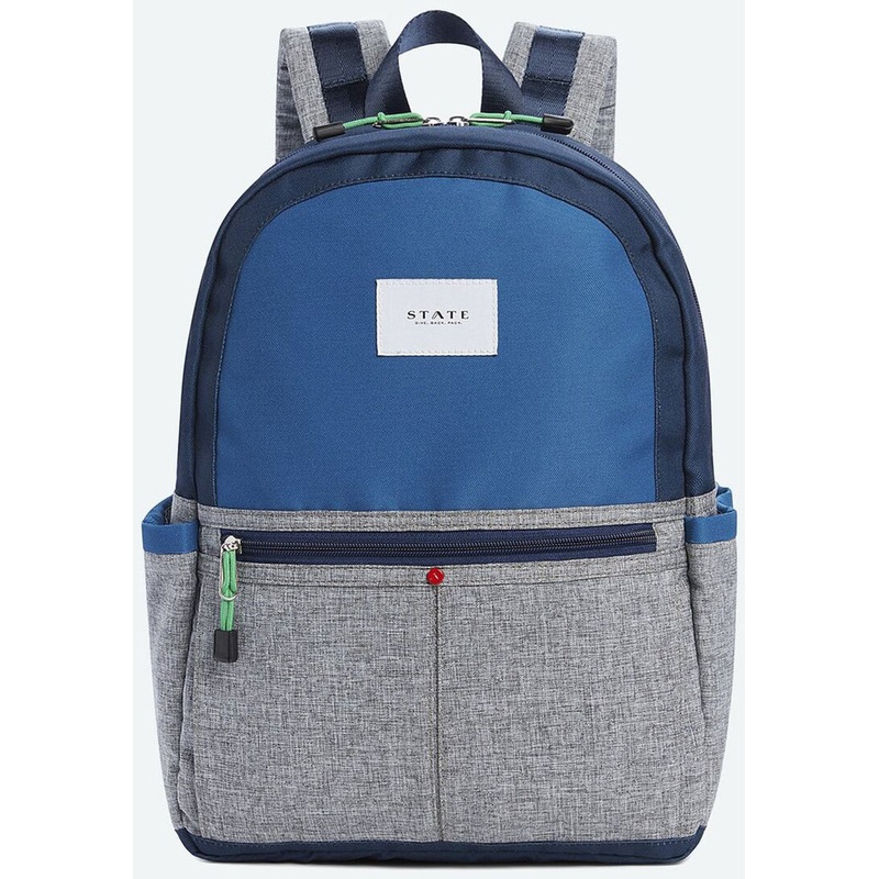 State Bags Kane Backpack Diaper Bag – Navy/Heather Gray