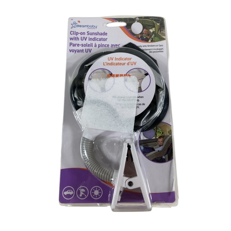 Dreambaby Clip-On Sunshade With UV Indicator