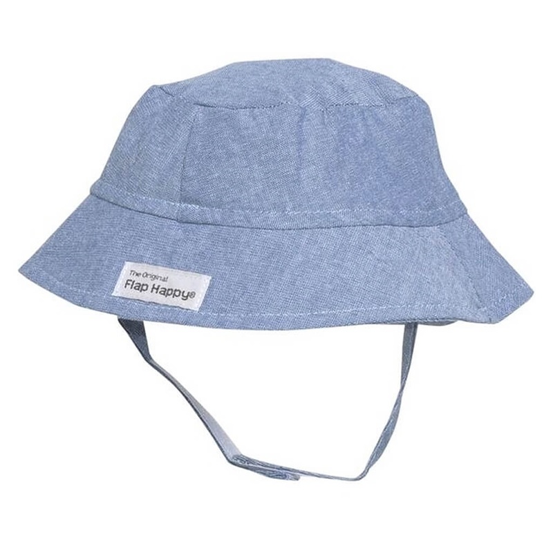 FLH UPF 50+ Bucket Hat with Neck Strap