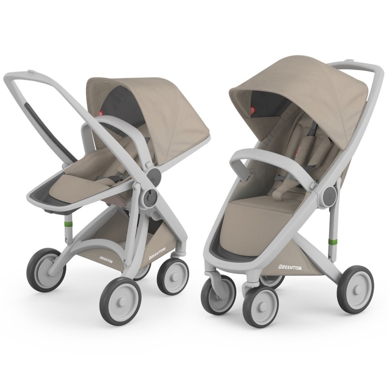 Greentom 2 in 1 Stroller – Grey/Sand