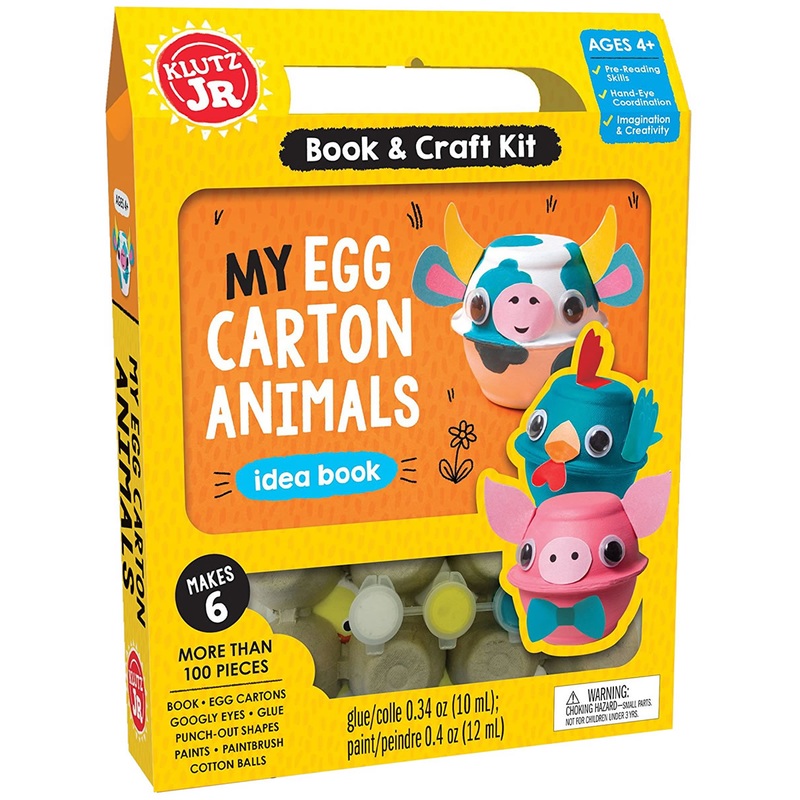Klutz My Egg Carton Animals Book & Craft Kit