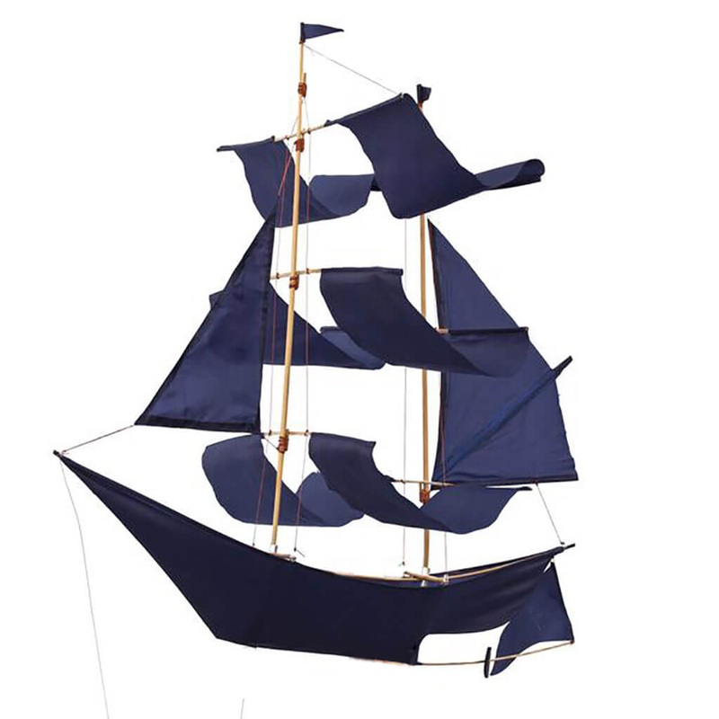 Sailing Ship Kite Indigo