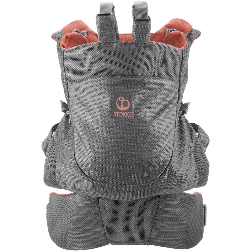 Stokke MyCarrier Back-Only Infant Carrier – Coral Mesh