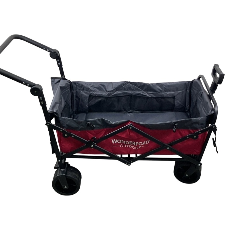 Wonderfold S3 Outdoor Utility Wagon, Burgundy