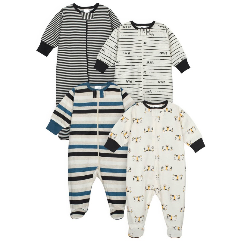 4-Pack Baby Boys Tiger Sleep ‘N Plays