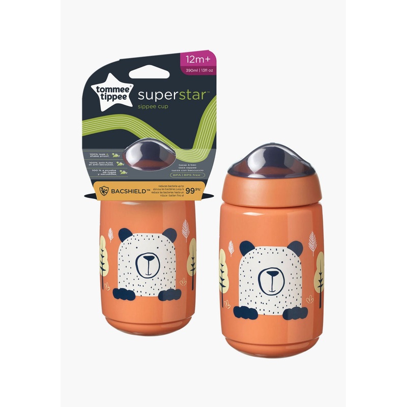 Closer to Nature Sippy Trainer Toddler Bottle (12m+, 390ml, Orange)