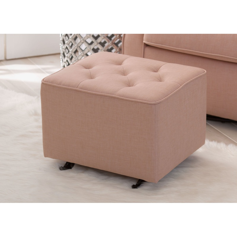 Emma Diamond Tufted Nursery Gliding Ottoman