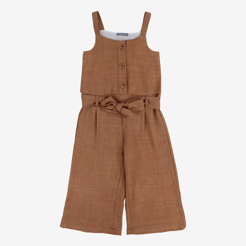 Girls Cotton Jumpsuit