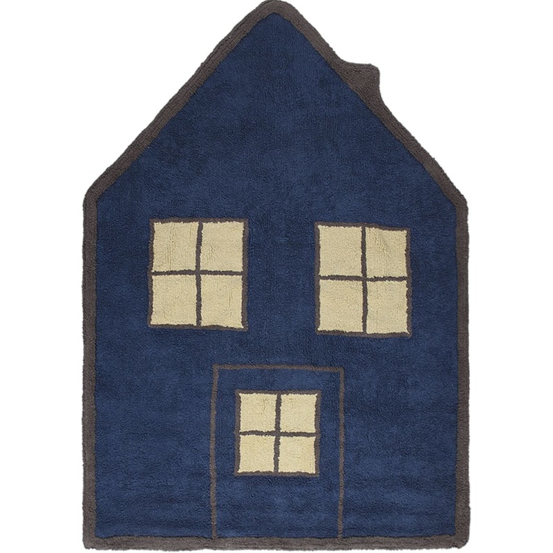 Lorena Canals Little House Silhouette Rug – Night (4′ x 5′ 3″)